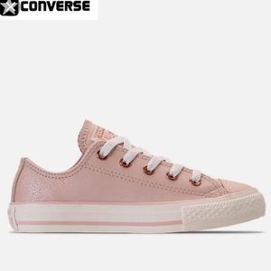 blush rose gold converse